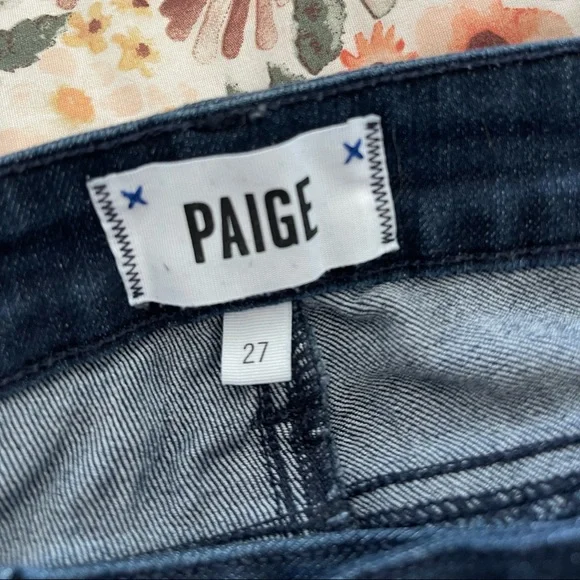 PAIGE | Kylie Crop Jeans | Size 27 | Dark Wash - Picture 2 of 5